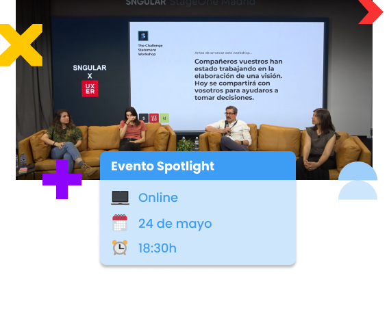 Evento Spotlight online el 24 de mayo