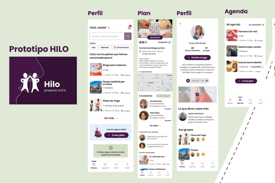 Proyecto Hilo alumnos UX/UI Design | UXER School